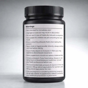 Product warning label