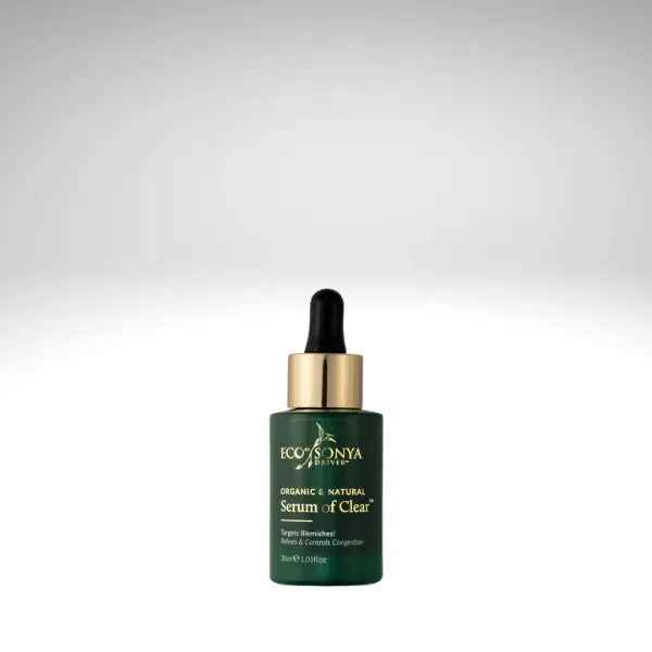Bottle of Eco Sonya Serum of Clear for radiant skin and clearer complexion.
