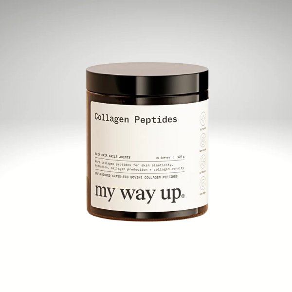 Pure Collagen Peptides by My Way Up in jar packaging.