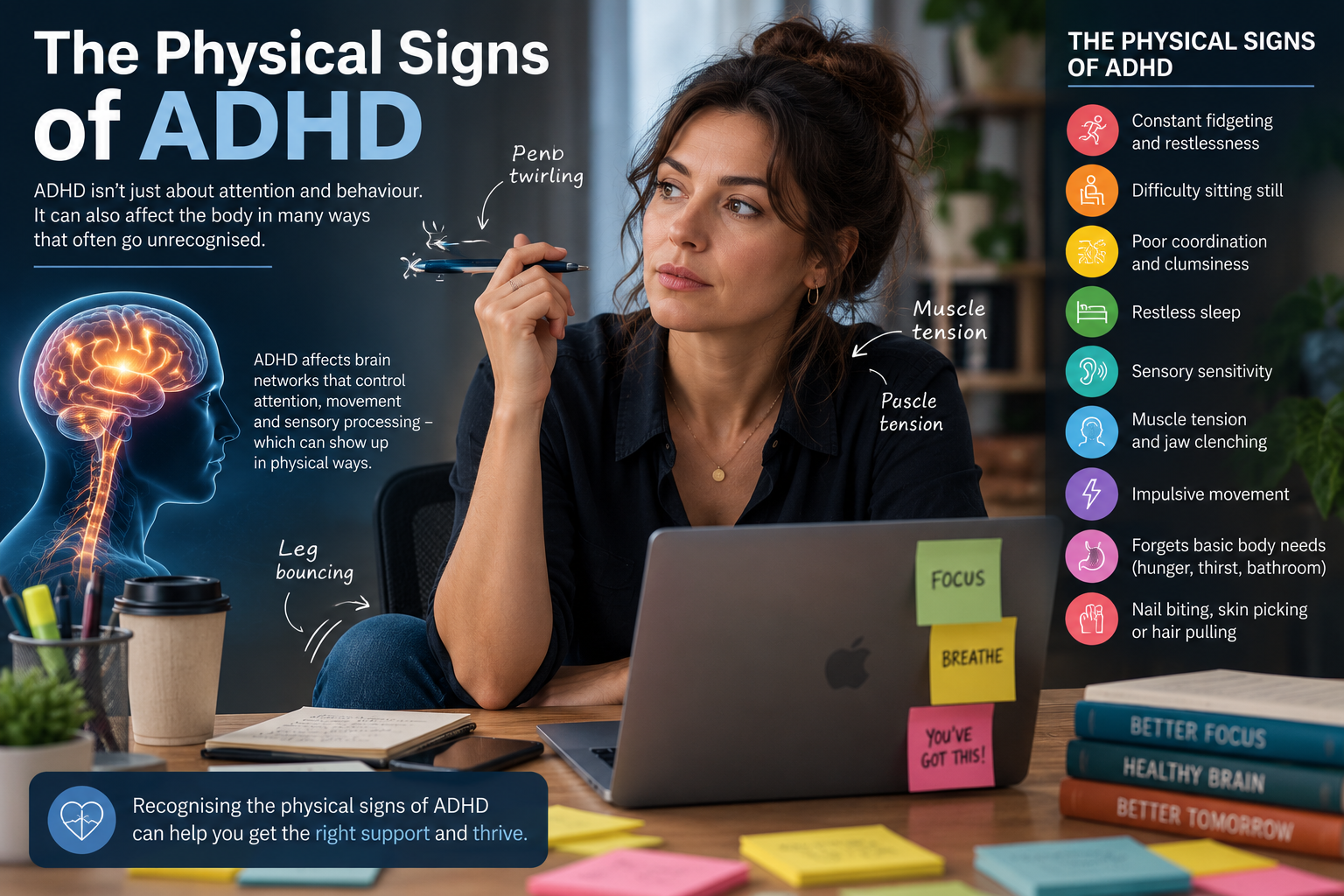The Physical Signs of ADHD: Symptoms Many People Don't Recognise