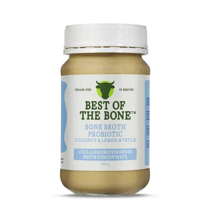 Bone Broth Concentrate by Best of the Bone - nutrient-rich, grass-fed, pasture-raised beef, rich in collagen and amino acids, supports gut health and joint function.