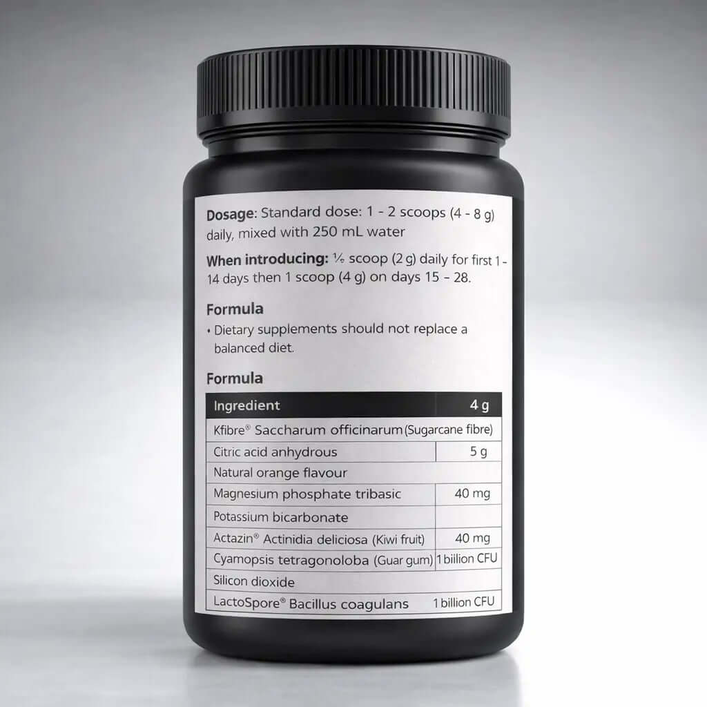 Ingredient list 