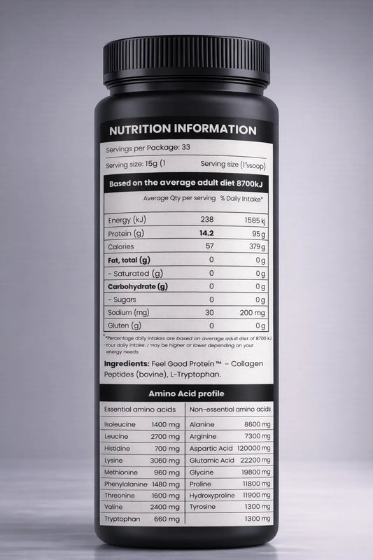 Tasteless Protein Collagen 500g by Feel Good Protein Feel Good Protein