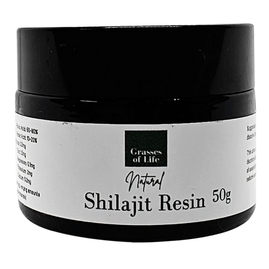 Pure Himalayan Shilajit Resin 50 g by Grasses of Life