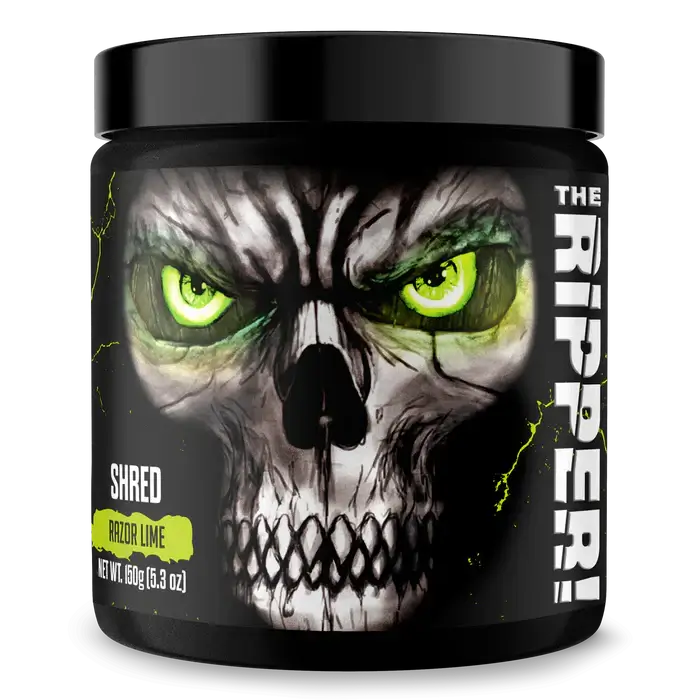 The Ripper! Fat Burner by JNX Sports, Razor Lime flavor, thermogenic supplement for weight loss and energy boost.