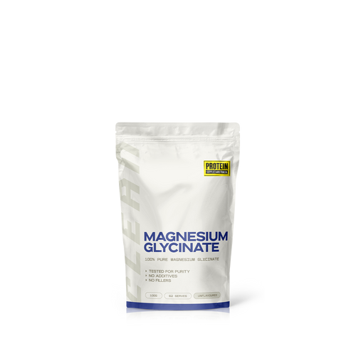 Protein Supplies Australia Magnesium Glycinate Pure 100g front packaging