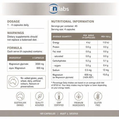 Magnesium Glycinate by RN Labs