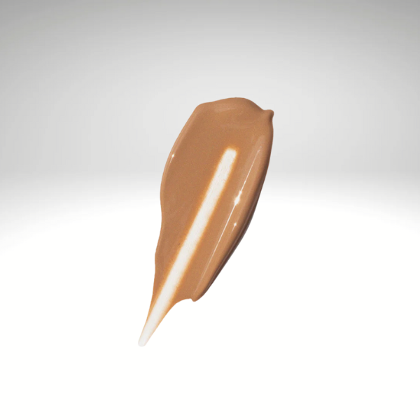 Ere Perez Oat Milk Foundation swatch on white background.