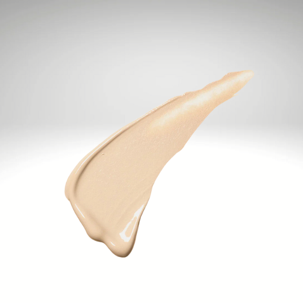 Oat Milk Foundation swatch showcasing natural dewy finish and medium to full coverage.