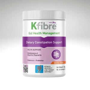 Kfibre Dietary Constipation Support 160g -  Gentle Fibre for Digestive Health Kfibre