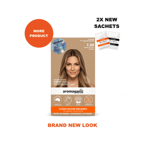 Aromaganic 7.30 Medium Golden Blonde permanent hair colour