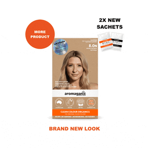 Aromaganic 8.0N Light Blonde Natural permanent hair colour