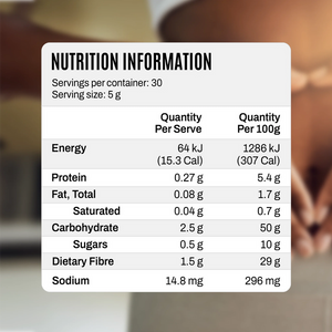 ATP Science GutRight Daily Raspberry nutrition information