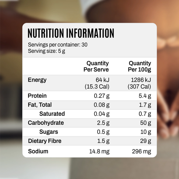 ATP Science GutRight Daily Raspberry nutrition information