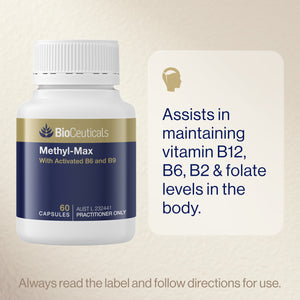 BioCeuticals Methyl-Max B vitamin support information