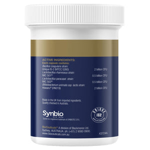 BioCeuticals UltraBiotic Daily Gut Relief 60 capsules back