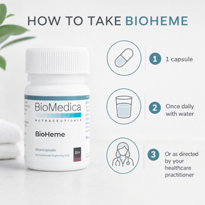 BioMedica BioHeme directions: take one capsule daily with water