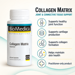 BioMedica Collagen Matrix key benefits for joint, cartilage, collagen and skin support