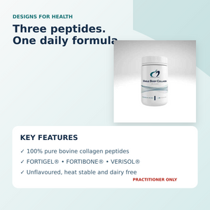 Designs for Health Whole Body Collagen 375g key features and collagen peptides