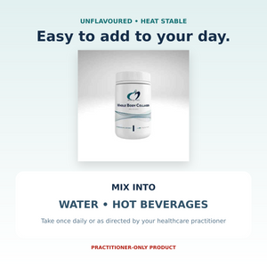 Ways to use Designs for Health Whole Body Collagen in water or hot beverages