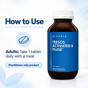 Eagle Tresos Activated B PluSe directions and practitioner-only information