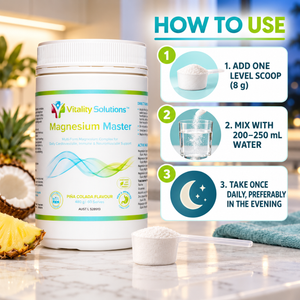 Vitality Solutions Magnesium Master directions for use