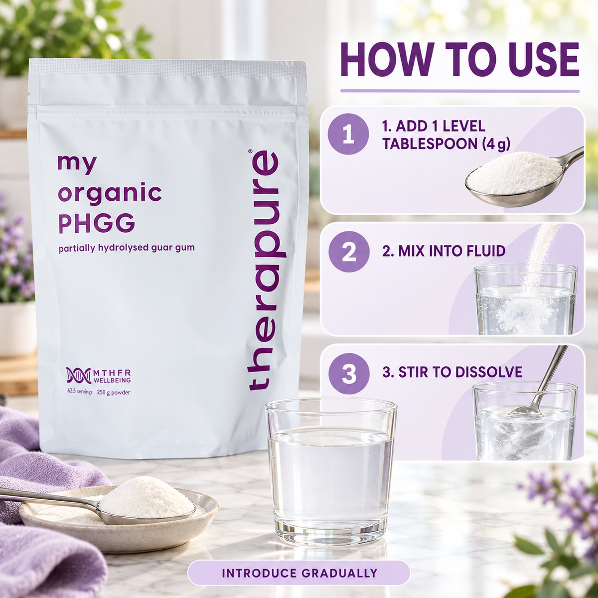 MTHFR Support My Organic PHGG directions for use