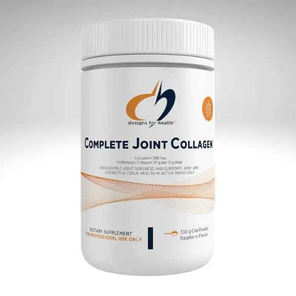 Complete Joint Collagen 330g Raspberry by Designs for Health