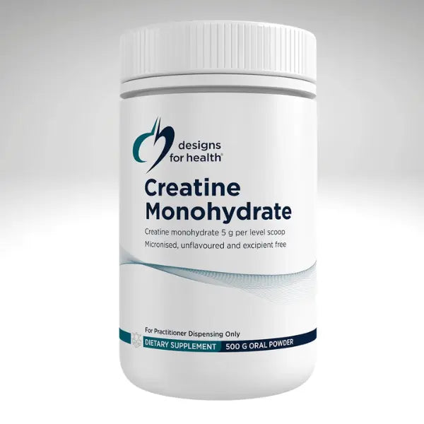 Creatine Monohydrate Practitioner Grade 500g by Designs for Health - GoodnessBox