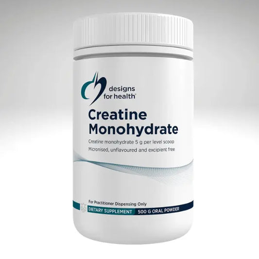 Creatine Monohydrate Practitioner Grade 500g by Designs for Health - GoodnessBox