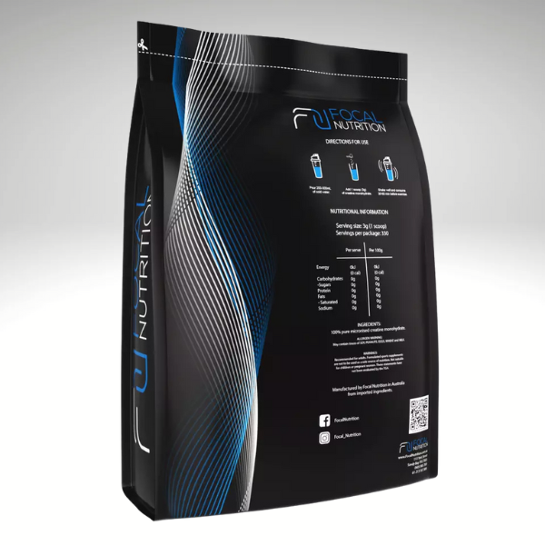 Focal Nutrition Creatine Monohydrate 1kg Pharmaceutical Grade