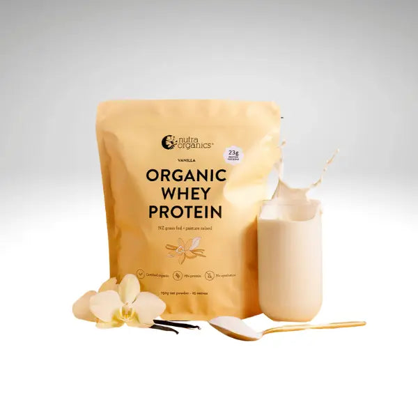Organic Whey Protein 750g by Nutra Organics - GoodnessBox