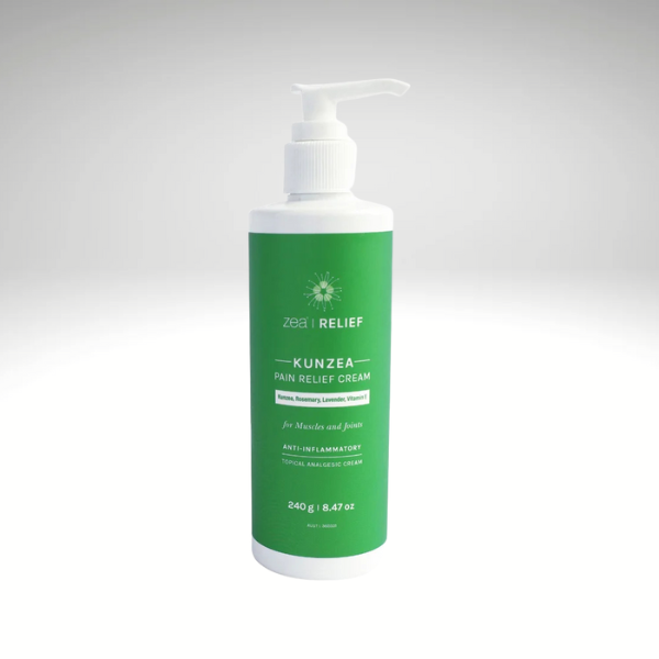 Zea Relief Kunzea Pain Relief Cream (Kunzea Rosemary Lavender Vitamin E) Pump 240g