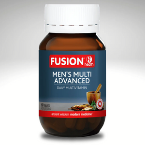 Mens Multi Advanced 60 Tablets by Fusion Health for Energy and Vitality Support