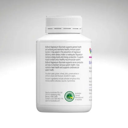 Buffered Magnesium Glycinate 120c by Spectrumceuticals - GoodnessBox